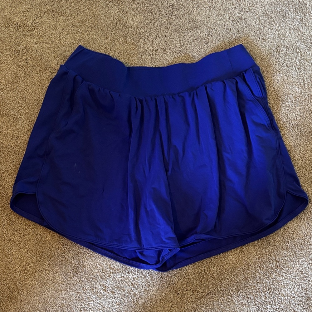 Livi Active Royal Blue Athletic Shorts